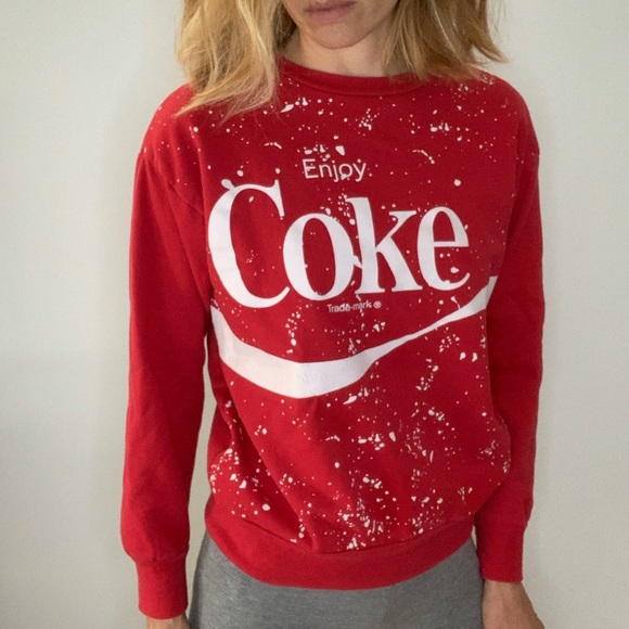 Enjoy coke sweatshirt Clearance